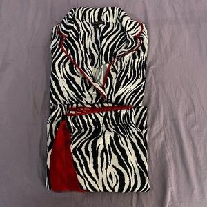 Zebra print pajama set